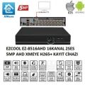KAYIT CİHAZI EZCOOL 8516 16 KANAL AHD 5MP