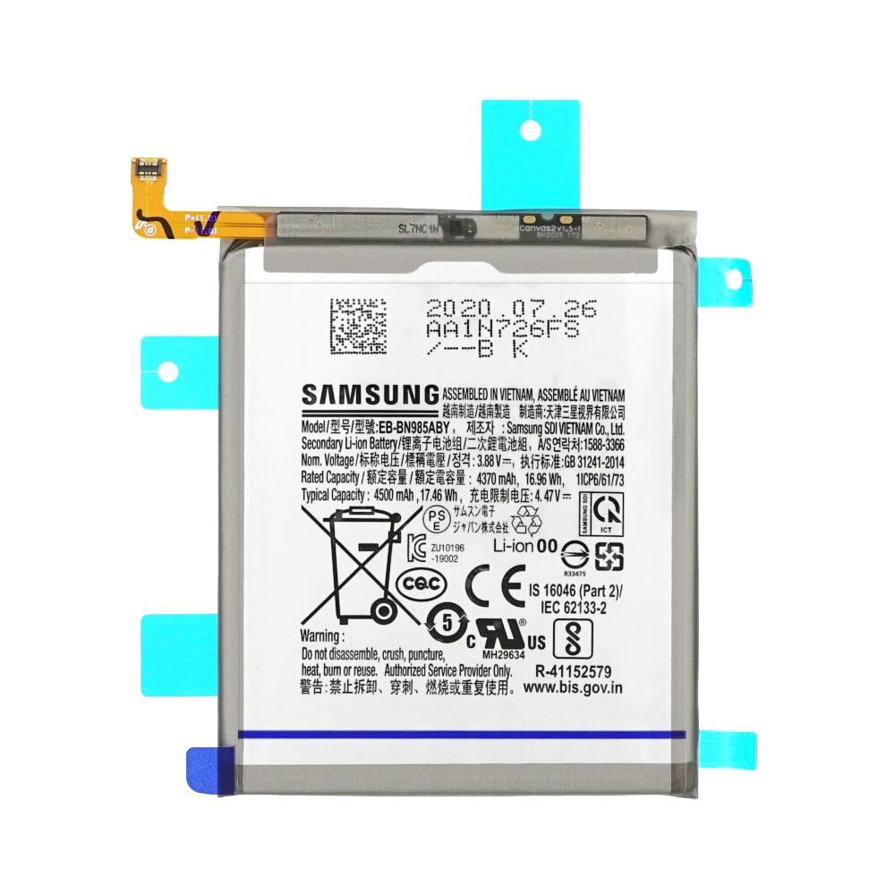 CEP TEL BATARYA SAMSUNG NOTE 20 ULTRA N985F KVK SERVİS ORJİNAL