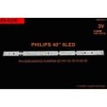 TV LED BAR 2224 TAKIM 6 Lİ-KJ40D06-ZC14F-02,303KJ400032,40PFL8505-E622 WİNKEL