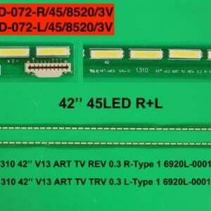 TV LED BAR -2201 2 Lİ ÇUBUK-6922L-0072A,42LA660S,42LA740S,6916L-1182B-ELED072-WİNKEL