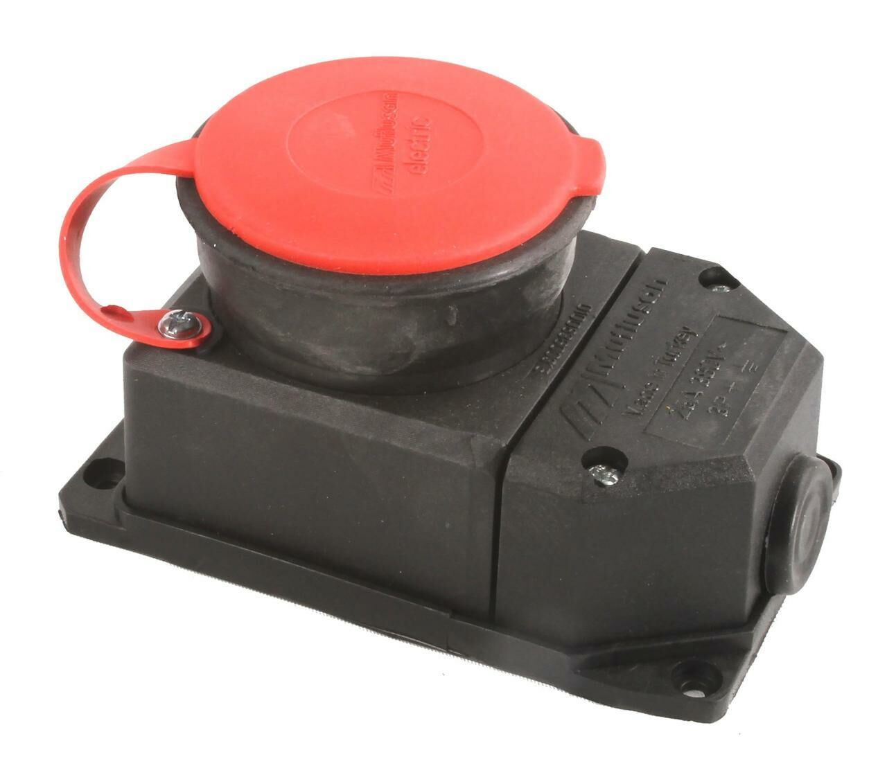 KAUÇUK PRİZ SANAYİ TİPİ TEKLİ TRİFAZE MUTLUSAN