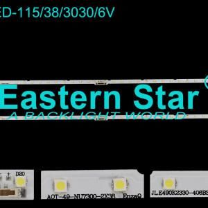 TV LED BAR -2217 2 Lİ ÇUBUK-UE49NU7300-UE49NU7670-UE49NU7100U-UE49NU7500U-ELED115-WİNKEL