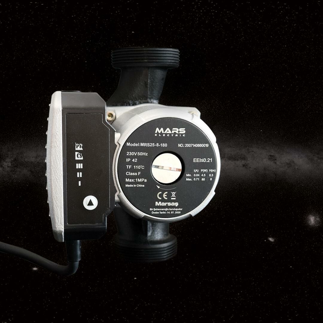 MARS MRS 25/8-180 FREKANS KONTROL REKORLU SİRKÜLASYON POMPASI