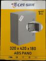 PANO POLYESTER 32X42X18 KİLİTLİ SAÇ TABANLI ŞEFFAF KAPAKLI ÇETSAN