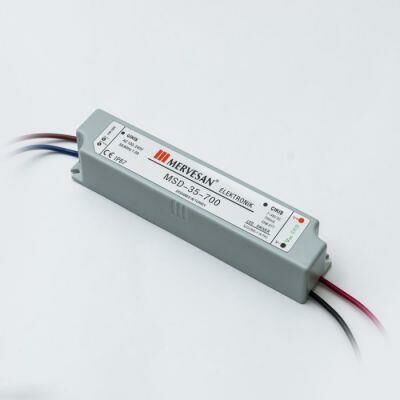 MERVESAN MSD-35-700 MA ÇIKIŞ 9-48 VOLT IP 67 LED TRAFOSU
