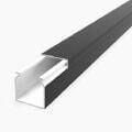 KABLO KANALI 25x25 SİYAH 1 BOY 2 METRE MUTLUSAN