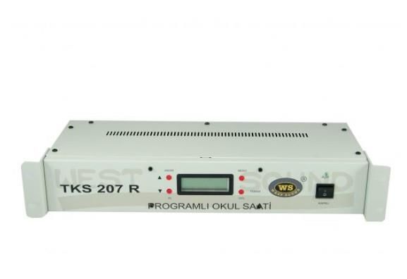 WEST SOUND TKS 207 AKILLI OKUL SAATİ RACK TİPİ
