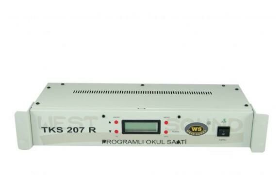 WEST SOUND TKS 207 AKILLI OKUL SAATİ RACK TİPİ