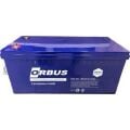 12 VOLT 200 AMPER JEL AKÜ ORBUS ÖLÇÜLER-522*240*240 mm-60 KG