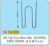 ÇR 114 295 KUMTEL M TİPİ FIRIN BORU REZİSTANSI