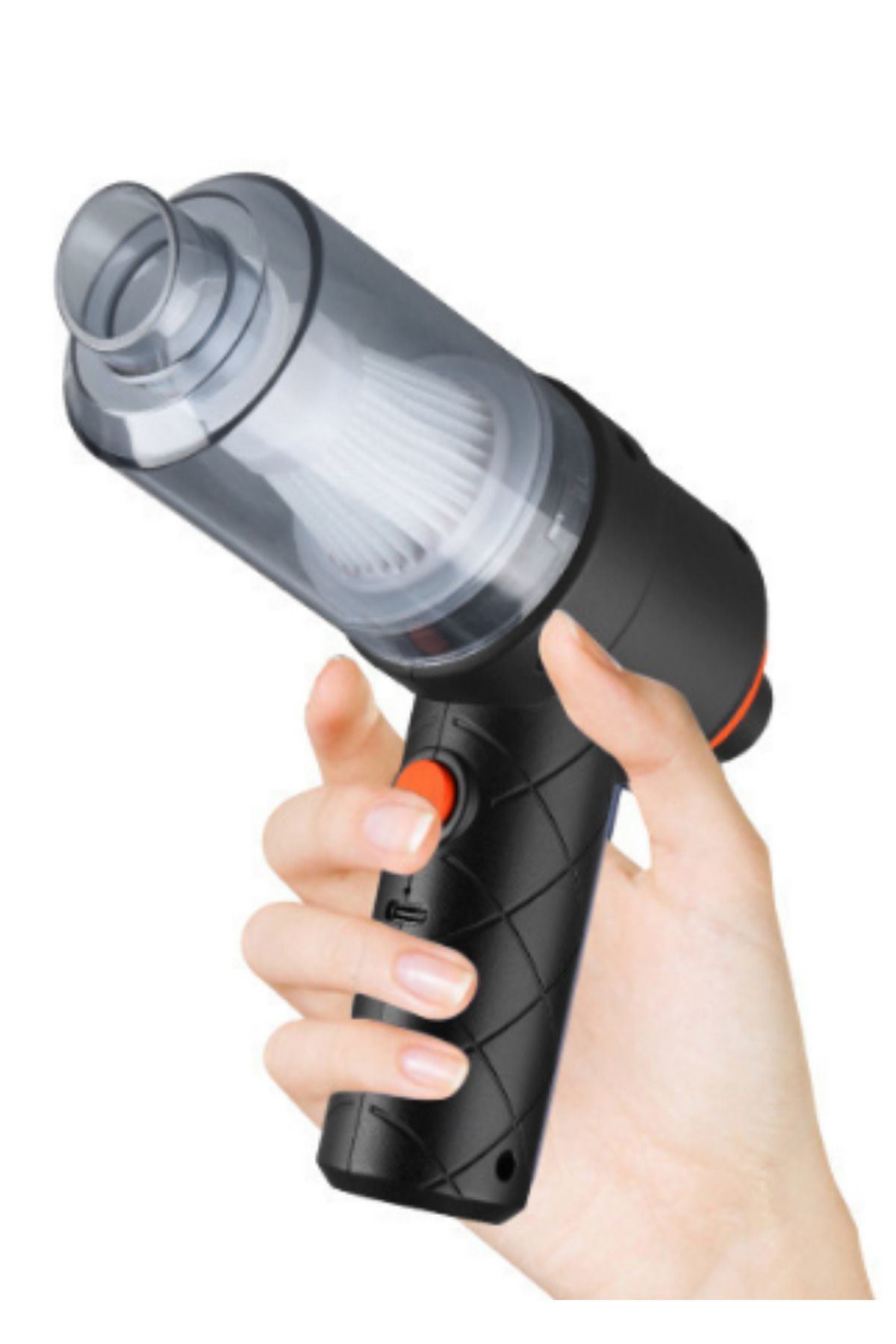 Proseg PR-AS01 3000pa Şarjlı 1200 mAh Batarya Siyah Araç İçi El Süpürgesi