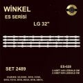 TV LED BAR -2489 TAKIM 4 LÜ-32ROWLG 32LM3400,6916L-1030A,LC320DXN-SER1-WİNKEL