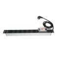 RACK KABİN PRİZİ ALİMİNYUM 6 LI SİGORTALI 2 METRE