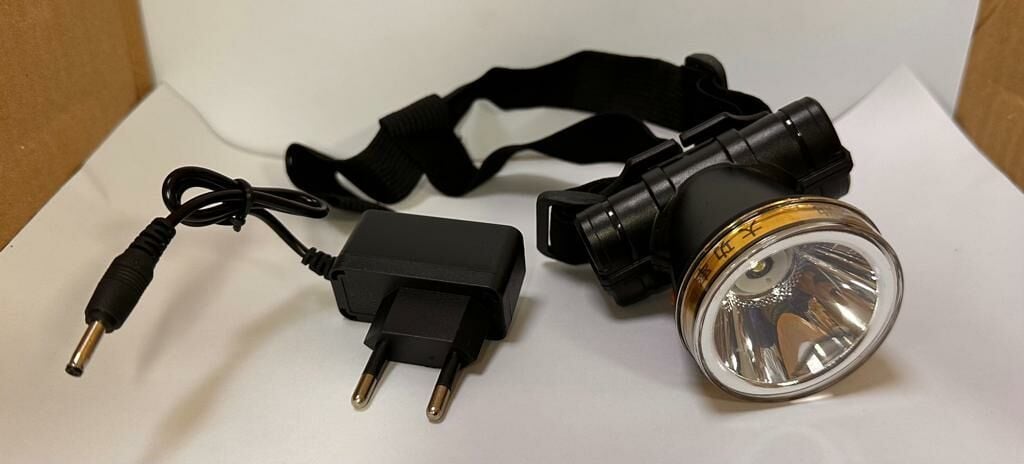 BOLSAT KAFA LAMBASI ADAPTÖRLÜ ŞARJLI LEDLİ