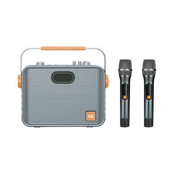 GOLD AUDIO GTX-6 EEK USB-SD-BT-2 EL 1 KAFA TELSİZ MİKROFONLU ŞARJLI ANFİ