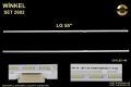 TV LED BAR -2602 2 ÇUBUK-55SK8100PLA, 55UK7550PLA,5UU761H,AGF80318401-ELED108-WİNKEL