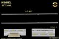 TV LED BAR -2602 2 ÇUBUK-55SK8100PLA, 55UK7550PLA,5UU761H,AGF80318401-ELED108-WİNKEL