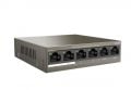 Tenda S106PC 6 Port 4 Port Poe+ 10/100 Mbps + 2 Port Uplink Switch Çelik Kasa Rack Mount