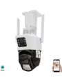 X5 TECH RX-394G 4G SİM KARTLI 12 VOLT 3+3MP ÇİFT LENS  PTZ KAMERA