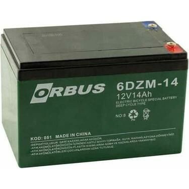 12 VOLT 14 AMPER AKÜ JEL ORBUS-ÖLÇÜLER 150*97*95 mm.4.3 KG