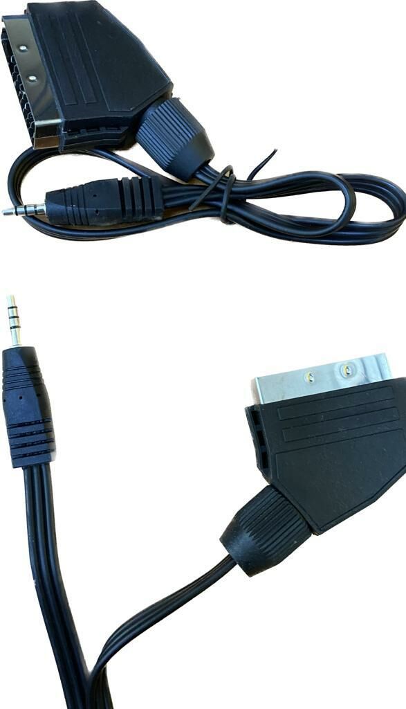 SCART+3,5  MM JAK RECEİVER KABLOSU UZUN TİP DRM-50