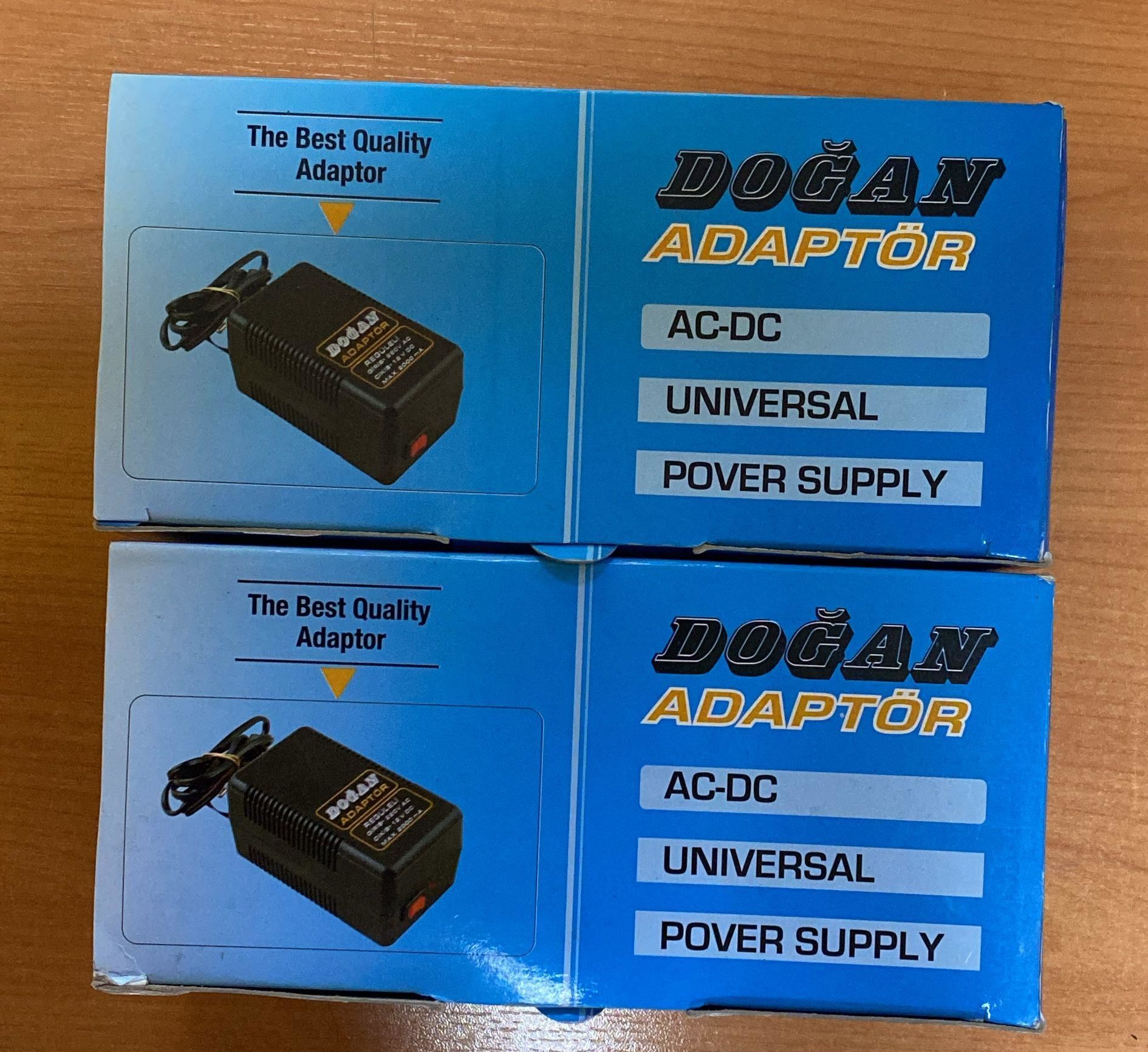 DOĞAN 2 AMPER REGÜLELİ PLASTİK KASA TRAFOLU ADAPTÖR