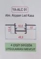 ALÇIPAN LED PROFİL KASASI CAM DAHİL YA-ALC 01-BOY 305 CM 1 BOY FİYATIDIR