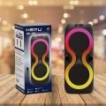 HEPU HP-110 2X4'' 2X10CM KABLOLU 1 EL MİKROFON BLUETOOTH ŞARJLI MÜZİK KUTUSU