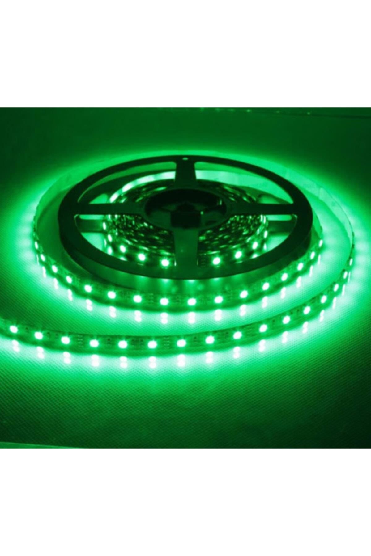 ŞERİT LED 12 V İÇ MEKAN YEŞİL 5MT BOLLED+CATA