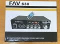 FAV 630-BT-USB STEREO-2X40 WATT 220 VE 12 VOLT GİRİŞLİ KUMANDALI POWER ANFİ