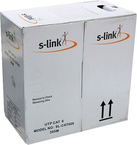 CAT 6 KABLO S-LİNK SL-CAT608 305MT