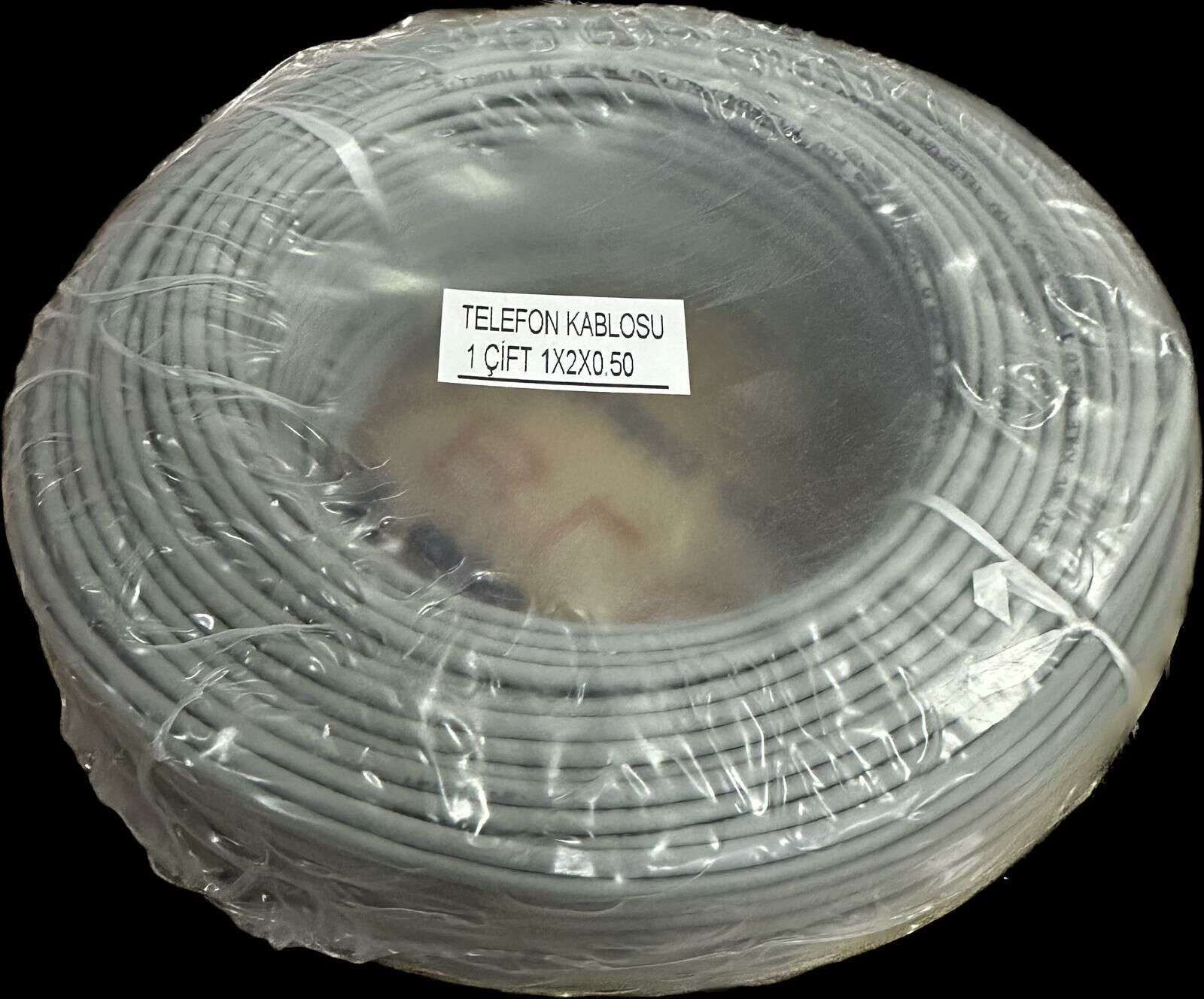 TELEFON KABLOSU PDV 1 ÇİFT 1X2X0.50 CCA 1 MT FİYATIDIR