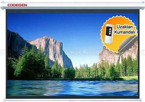 Codegen Ex-20 200x200 Motorlu Projeksiyon Perdesi