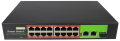 URANIUM POE-2421SFP-300W 24X10/100+2X GIGABIT UPLINK +1XSFP 24 PORT POE SWİTCH