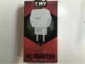 Emy My-261 2.1Mah 2Usb Ev Şarj Kafa + iPhone Kablo