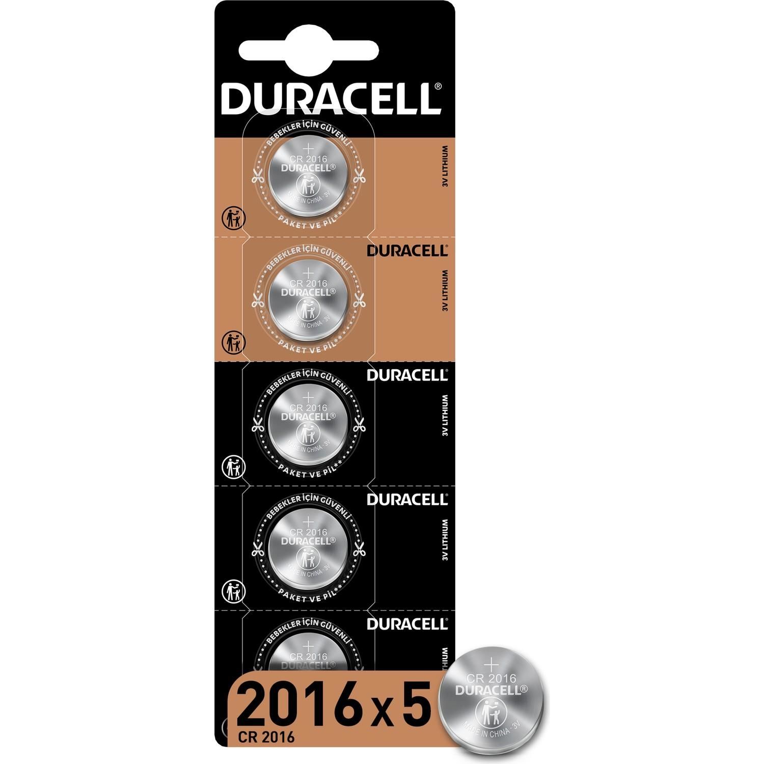 DURACELL 2016 PİL 5 Lİ KART