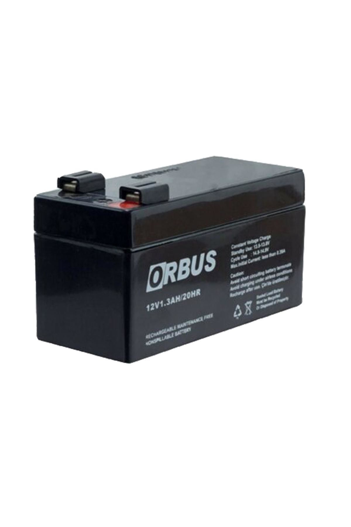12 VOLT 1.3 AMPER AKÜ ORBUS ÖLÇÜLER 98*45*50 mm-510 GRAM