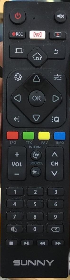 KUMANDA 1178-SUNNY LİVE BEYAZ TUŞLU(SN055LDRJRXCV6488H-Y)