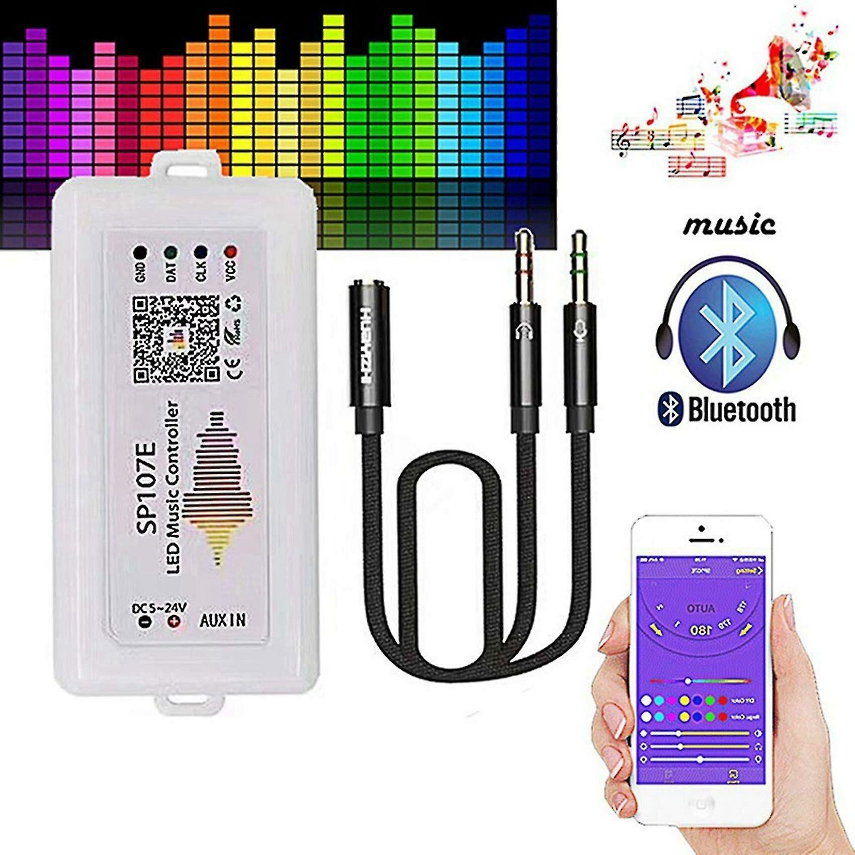 PİXEL LED KONTROL DEVRESİ SES MÜZİK DUYARLI SP107E