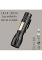 CATA CT-8024 POLİCE CEP LED USB ŞARJLI 3 FONKSİYONLU EL FENERİ