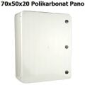 PANO POLYESTER 70x50x20 KİLİTLİ SAÇ TABANLI POLİKARBONAT IŞILDAR