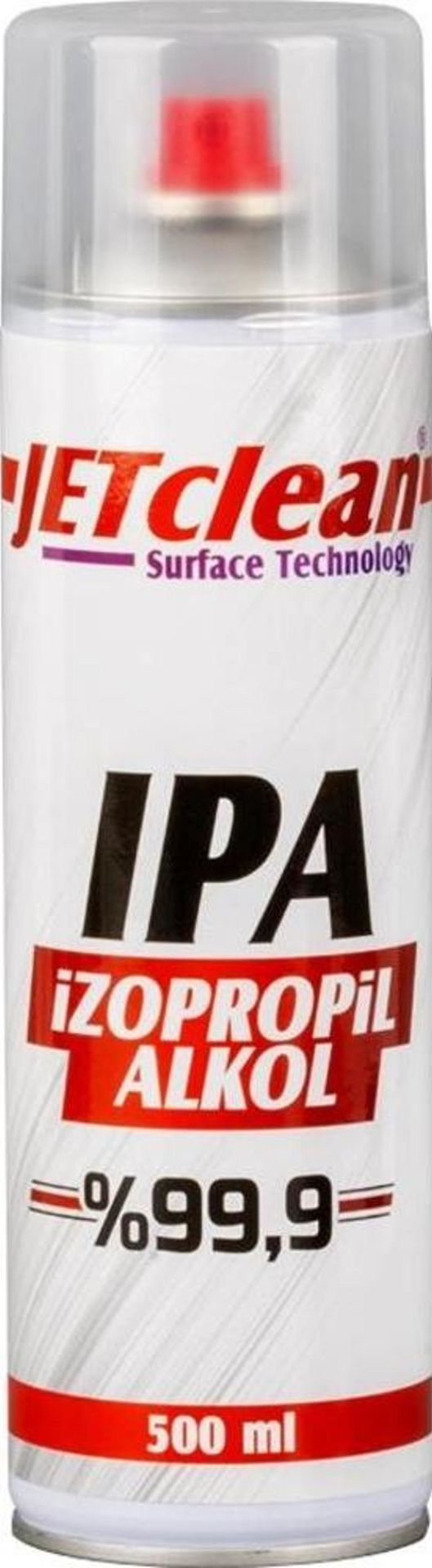 JETCLEAN İZOPROPİL ALKOL 500ML SPREYLİ TENEKE
