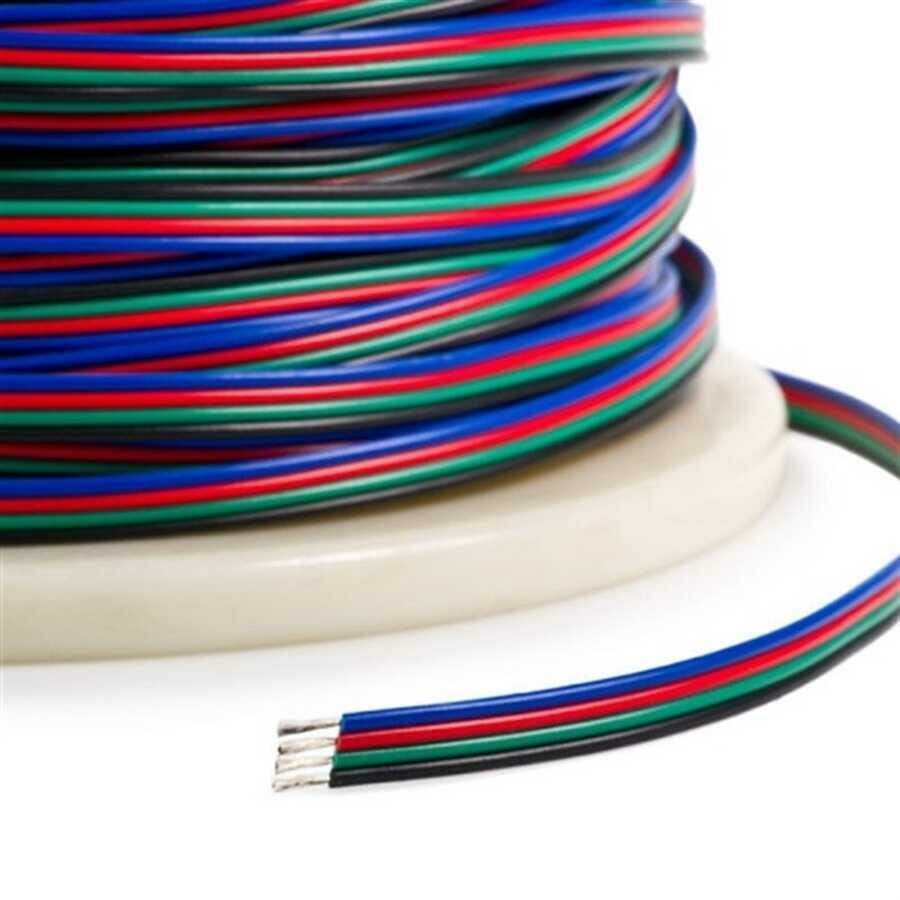 MONTAJ KABLOSU RGB ÇOK TELLİ 4 UÇLU 4X0.22