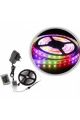 RGB ŞERİT LED SETİ ADAPTÖR KUMANDA DAHİL 5 METRE