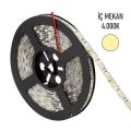 ŞERİT LED 12 V İÇ MEKAN 4000K 10 ÇİPLİ 5MT CATA-4486