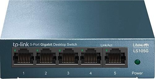 Tp-Link LS105G 5 Port 10/100/1000 Mbps Gigabit Switch Metal Kasa