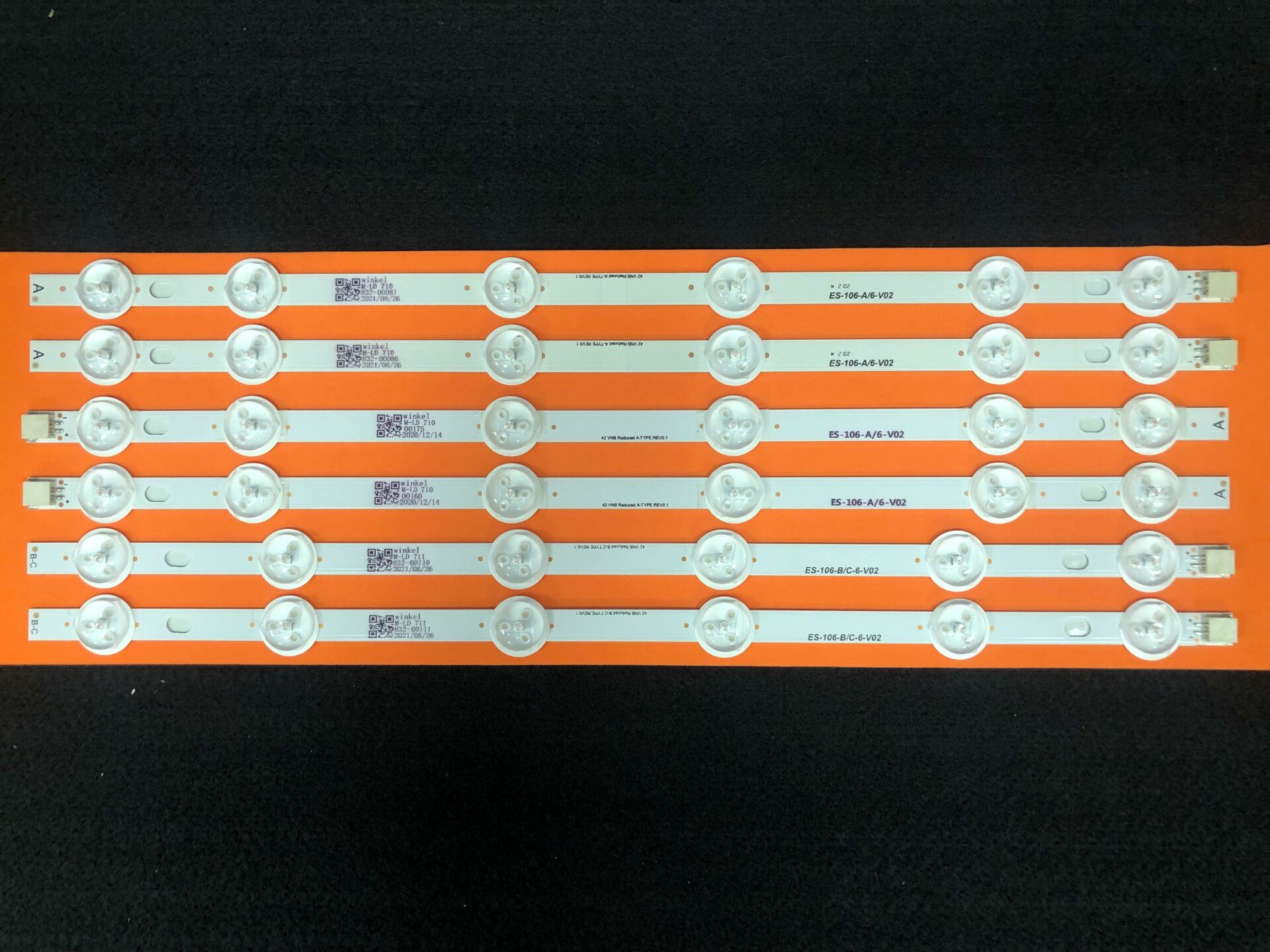 TV LED BAR -2047 TAKIM 6 LI-42FA8000-42NX600-42FX610F-42SD6100-42R6010F-ES-106-WİNKEL