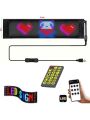 PİXEL LED PANEL 16X96Led 192x898mm DİJİTAL EKRAN YAZI VE ANİMASYON BANTLI BLUETOOTH