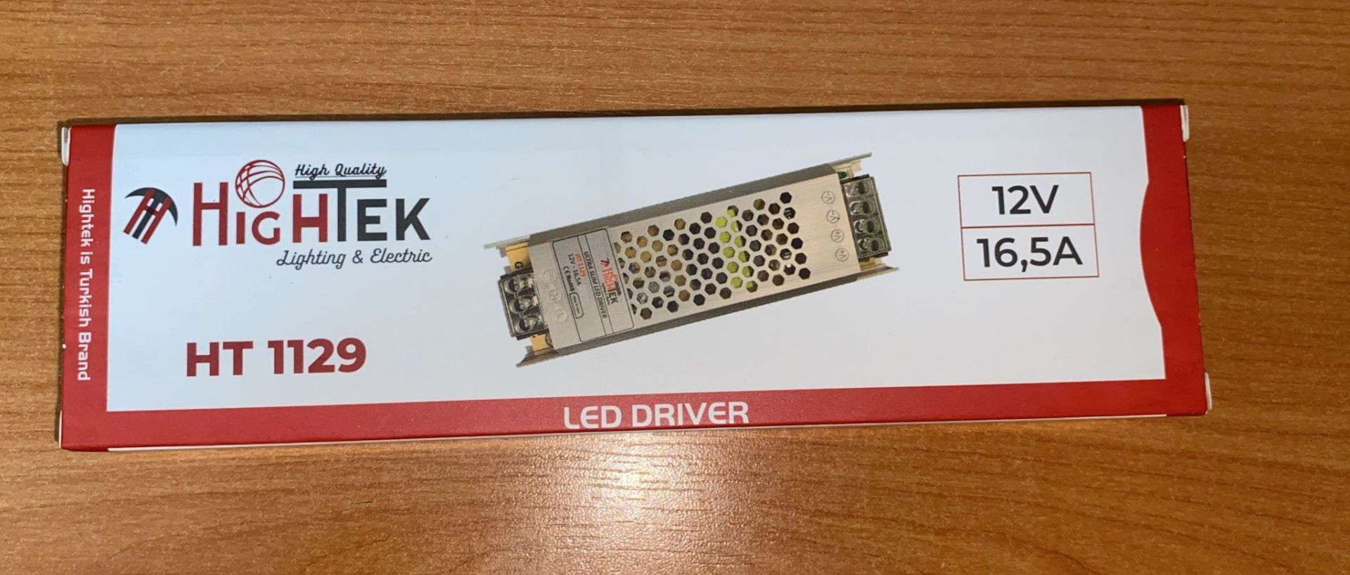 12 VOLT 16,5 AMPER  METAL SLIM  KASA  ADAPTÖR HİGHTEK HT 1129