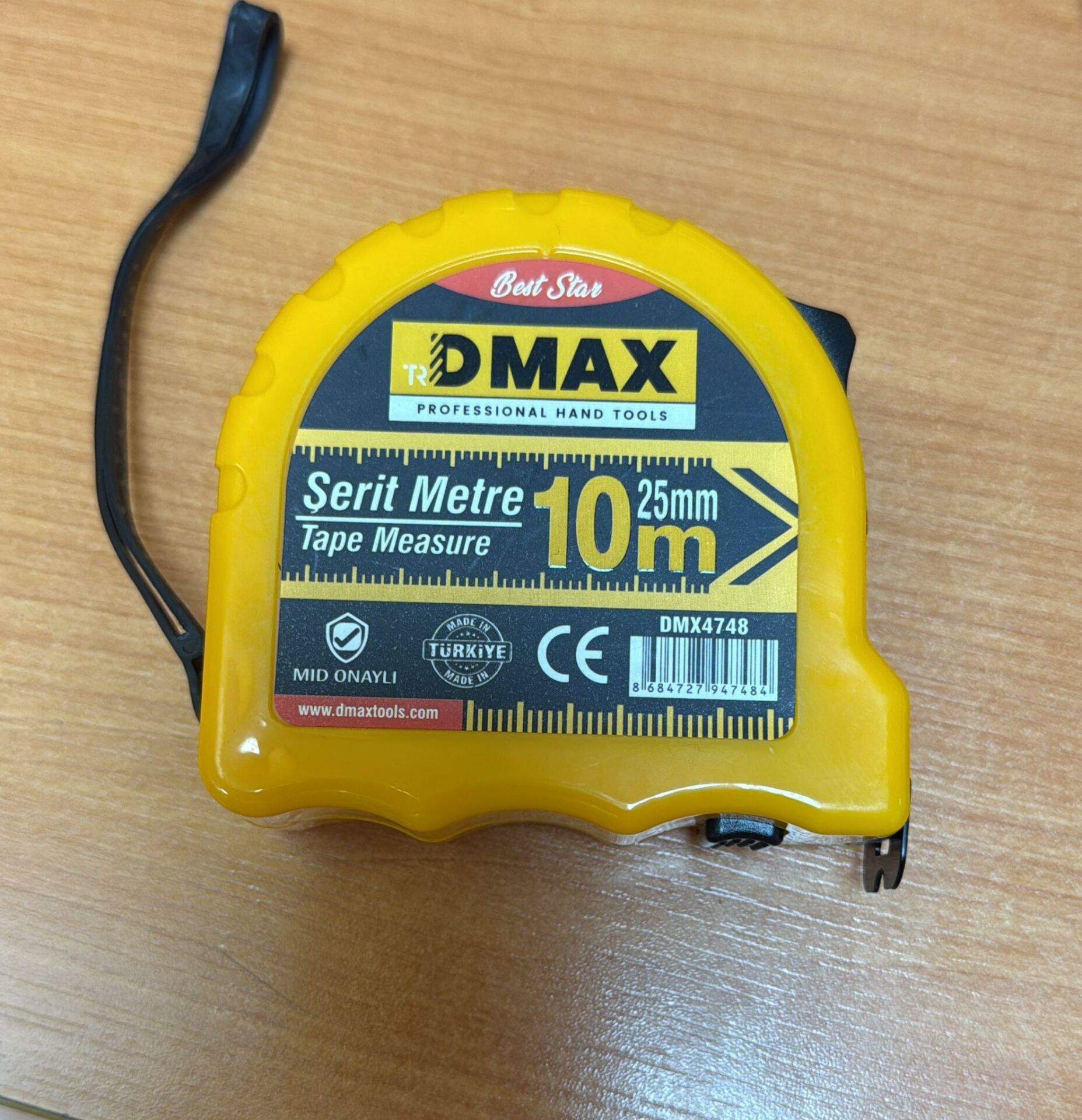 ŞERİT METRE 10 METRE 10X25 MM A KALİTE